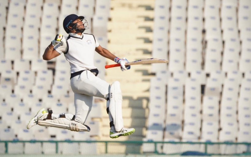 Wadhera's double century,  Desai's 6-fer highlights Day 2 of Ranji Trophy Round-6